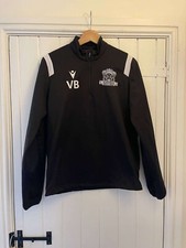 Mitcheldean football club 1/4 Zip Top Jacket Pullover macron  S 100% Polyester