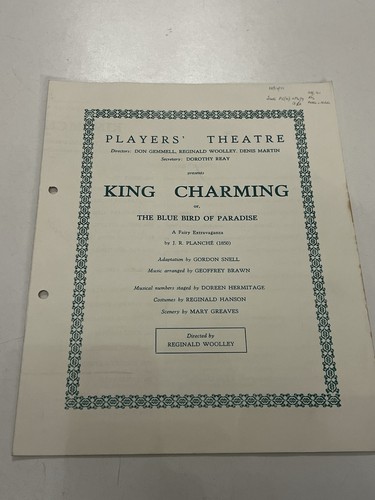 1977 players theatre - players’, king