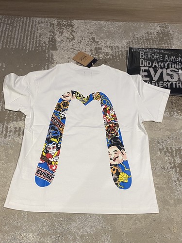 Evisu mens white tshirt - tshirt,