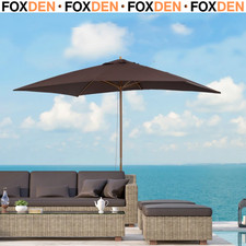 Wooden garden parasol - 2,