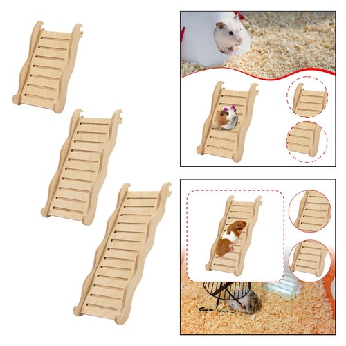 Wooden hamster ladder ramp - ladder,,