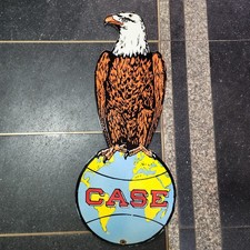 CASE PORCELAIN ENAMEL SIGN 12