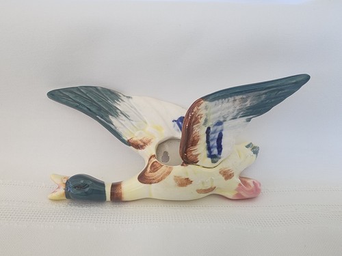 Vtg flying mallard duck - flying,