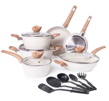 15-Piece Cookware Set Pots, Pans & Utensils