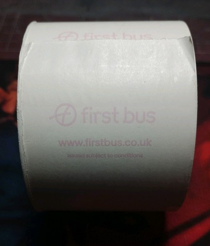 First bus ticket - first, roll