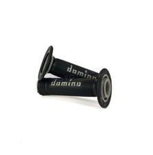Domino Black and Grey Speedway X-Treme Handlebar Grips to fit Maico Bikes