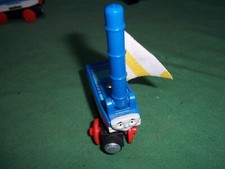 MATTEL WOODEN RAILWAY YACHT  SKIFF