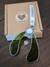 Stained Glass Mistletoe