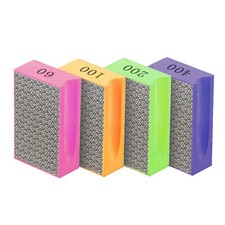 Diamond Hand Polishing Pads Stone Glass Concrete Sanding Grinding Block 60#-400#