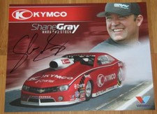2014 Shane Gray signed Kymco