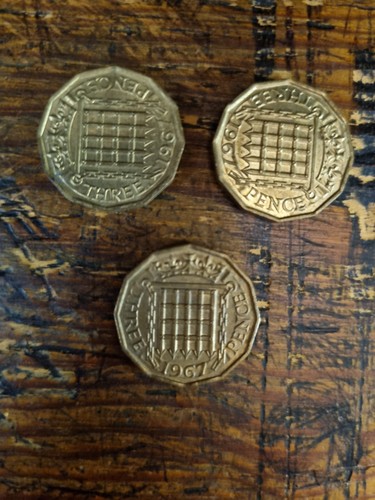 Vintage old british coins - vintage,