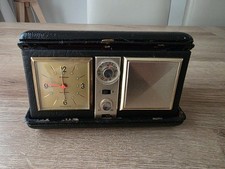 Vintage Travel Clock/Radio =