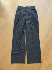 Zara Check Pleated Trouser