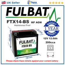 AGM Motorbike Battery for