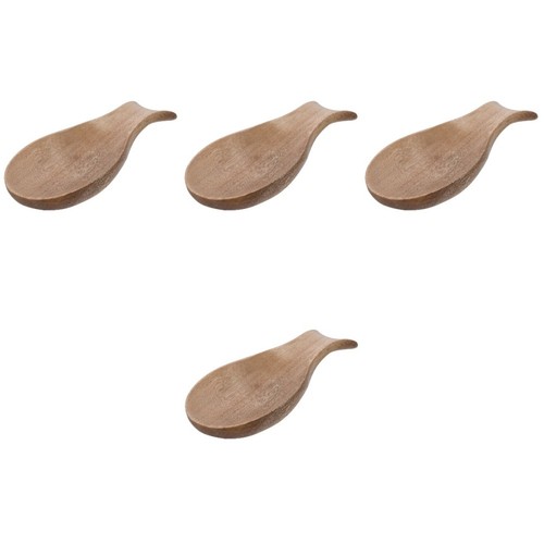 Wooden spoon rest - spoon, grey