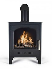 Traditional Slimline Black Bioethanol Stove