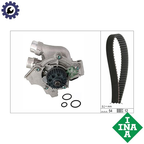 Water pump timing belt kit - pump,