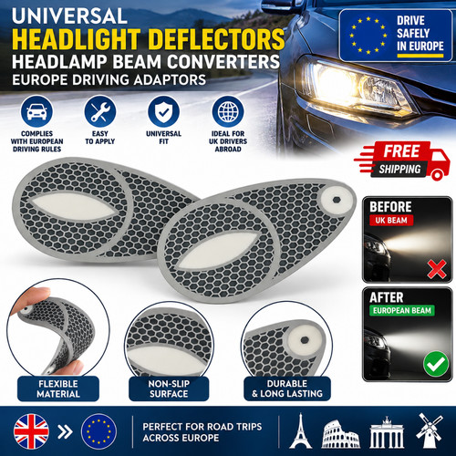 Universal headlight deflectors - headlight,