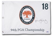 Rory McIlroy Signed Autographed 2012 PGA Championship Pin Flag Kiawah Ocean UDA