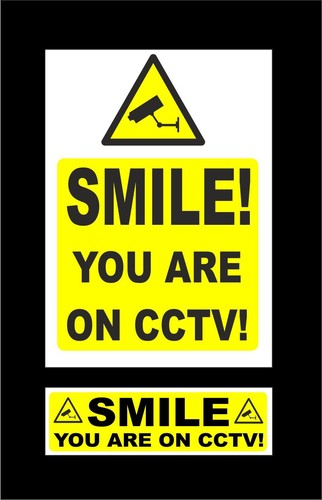 Smile you are - cctv, or