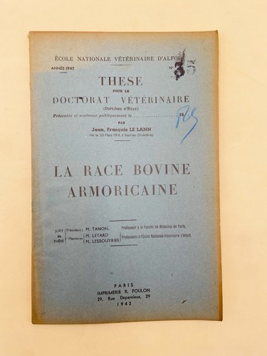 Jean race bovine - -,