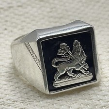 LION OF JUDAH Silver Ring