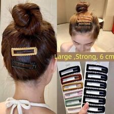5/10 PACK Large 6CM Thick Strong Hair Clips Women Girls