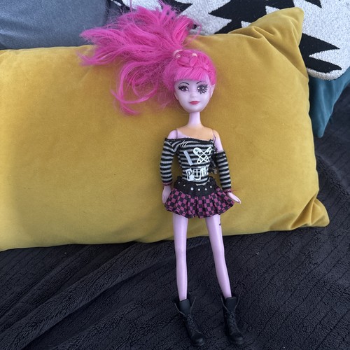 Pixy punks doll pink - pink, hair