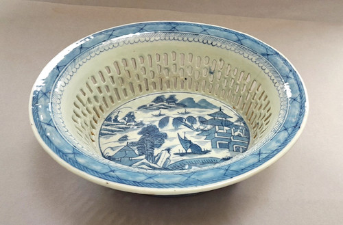 C19th antique chinese canton - c19th,