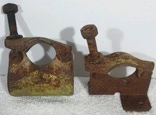 2x Wrapover Coupling Clamps 2 Point Fixing Scaffolding Scaffold Fittings FREE P