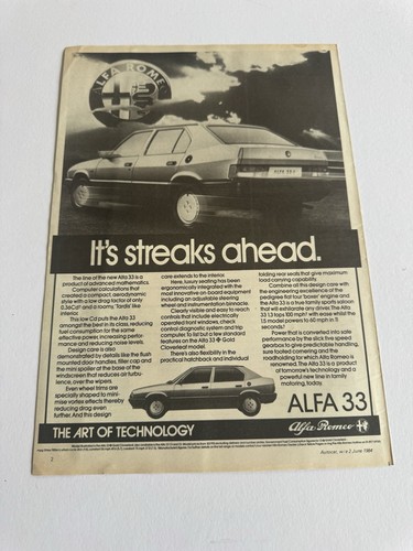 Original 1984 alfa romeo - alfa,