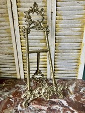 Large brass Rococo easel