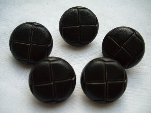 Black leather effect textured - leather,