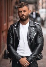 Black Biker Motorcycle Jacket