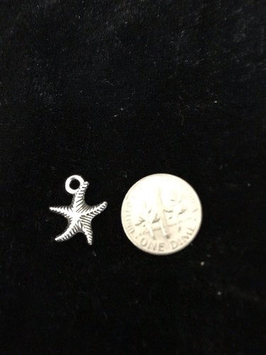 Star fish antique silver - fish,