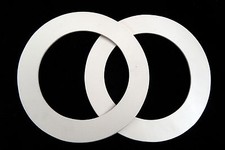 PAIR OF HORNSEA TEA COFFEE SUGAR MEDIUM RUBBER JAR SEALS - £3.50+BPF