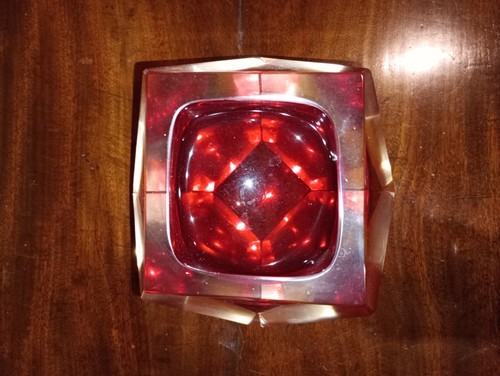 Murano faceted art glass - ,