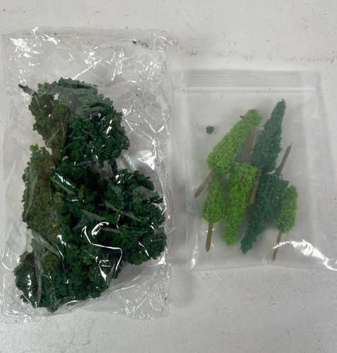 Oo scale model - model, trees