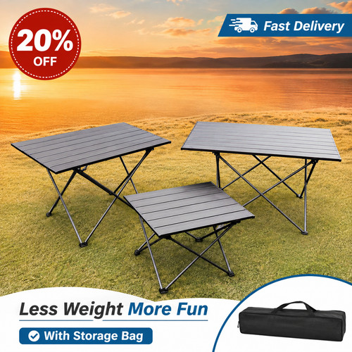 New folding camping table - folding,