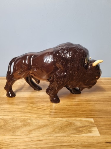 Vintage large melba ware bison - ware,