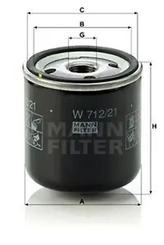 Oil filter spin - spin-on,