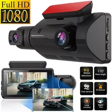 Dual Lens Car Dash Cam with