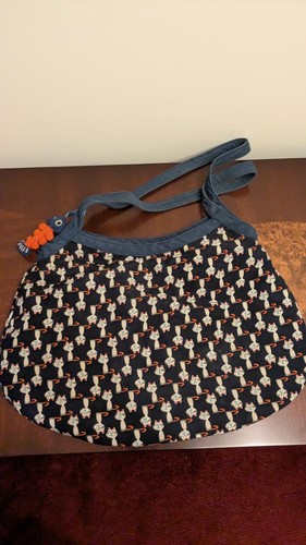 Earth squared cat handbag - squared,