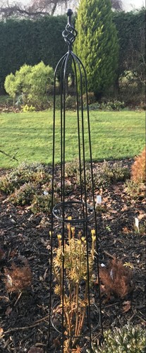 Drewton metal garden obelisk - metal,