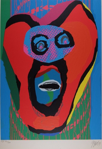 Karel appel the falling face - appel,