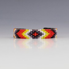 NATIVE AMERICAN NAVAJO BEADED BABY BRACELET BY CHARLENE JACKSON NAVAJO BEADWORK