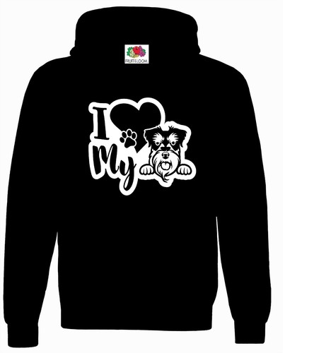 Schnauzer dog hoody - dog,