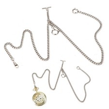 Silver Pocket Watch Chain