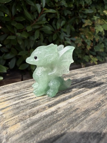 Green aventurine dragon - aventurine,