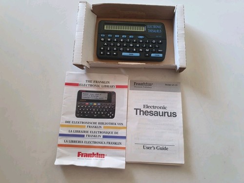 Franklin electronic thesaurus - franklin,
